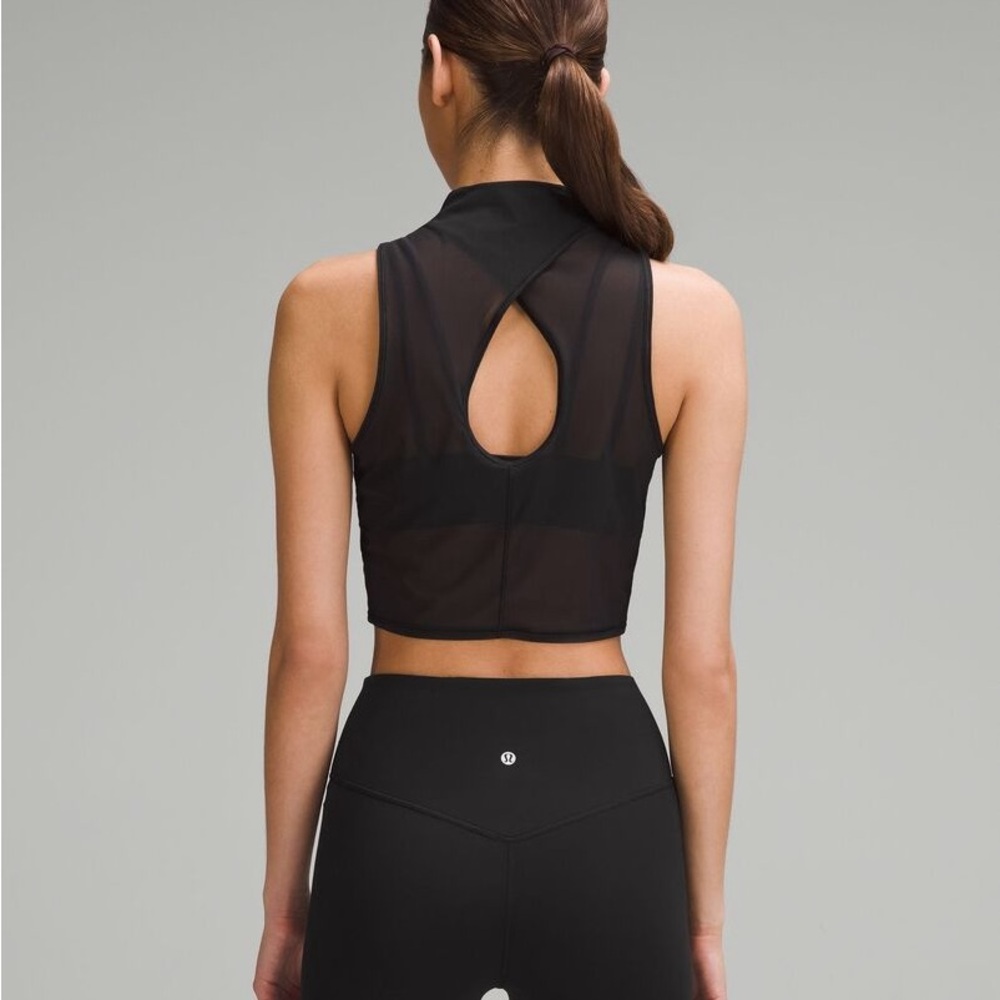 Lululemon Keyhole Mesh Tank NWOT